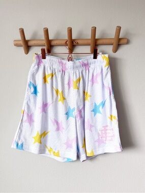 Eric Emanuel x BAPE Mesh Star Print Basketball Shorts